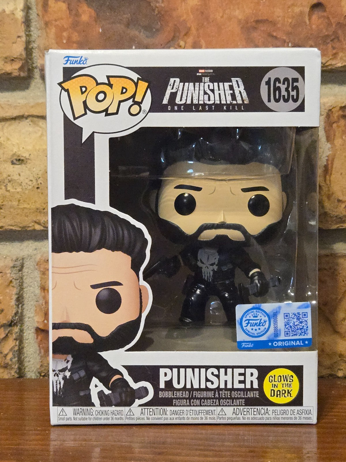 Funko Pop! The Punisher One Last Kill #1635 - Glow in the Dark - EE Exclusive