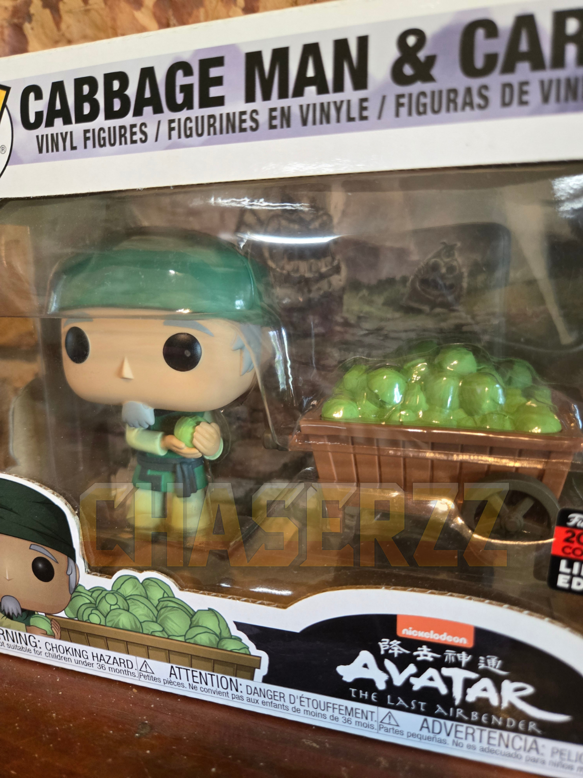 Funko Pop! Avatar The Last Airbender Cabbage Man & Cart #656 NYCC 2019 Exclusive