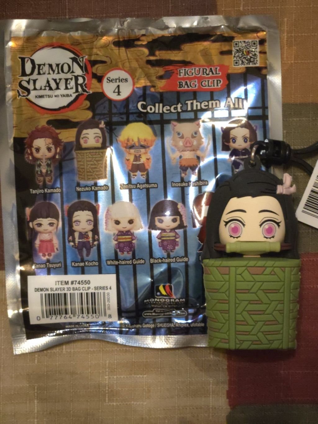 Demon Slayer Series 4 Figural Blind Bag Clip Nezuko Kamado Monogram