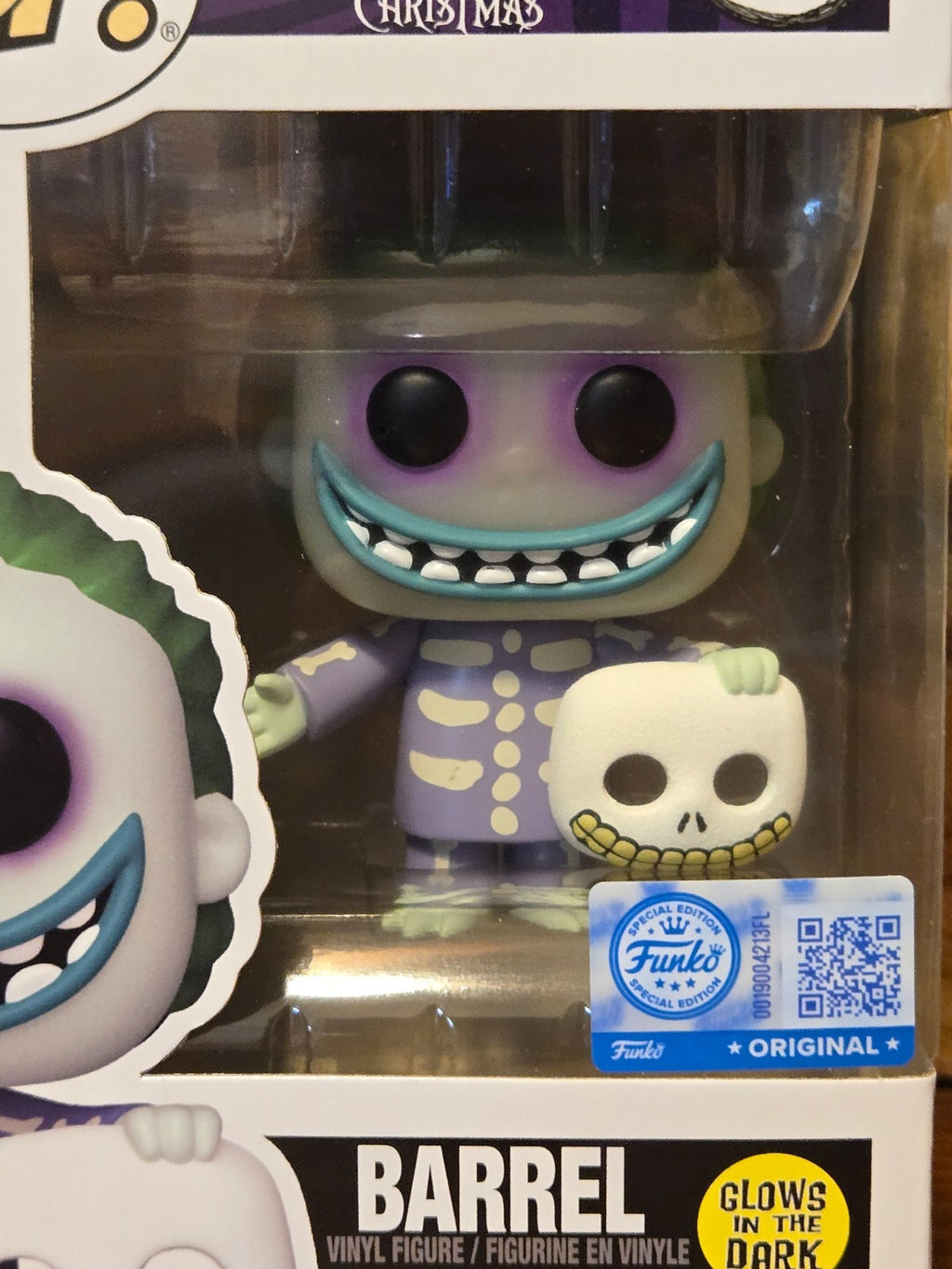 Funko Pop! The Nightmare Before Christmas Barrel #1810 Glow In Dark Exclusive