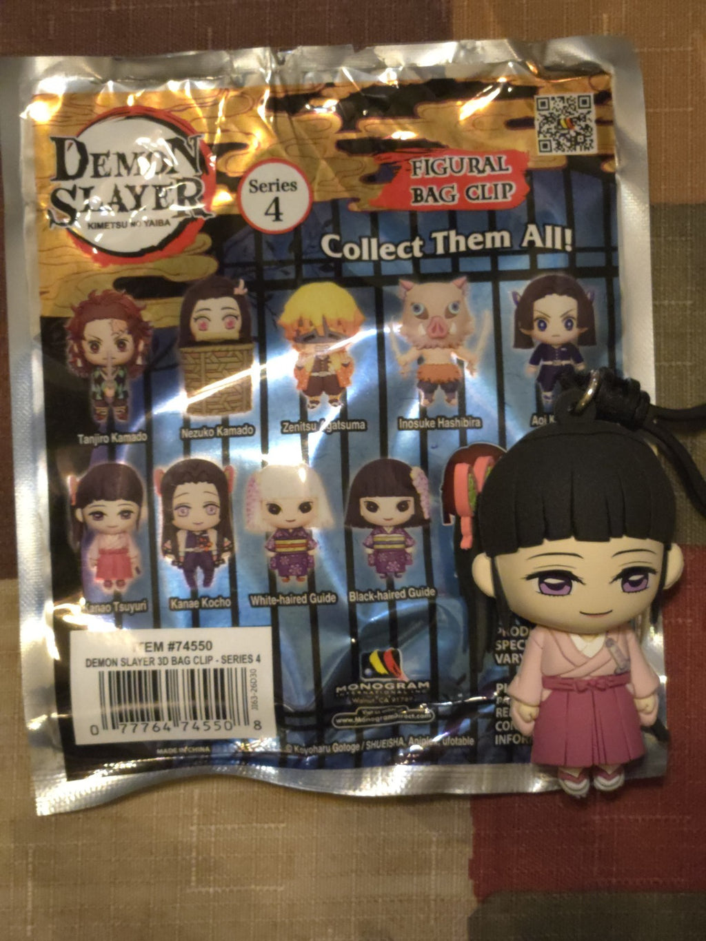 Demon Slayer Series 4 Figural Blind Bag Clip Kanao Tsuyuri Monogram