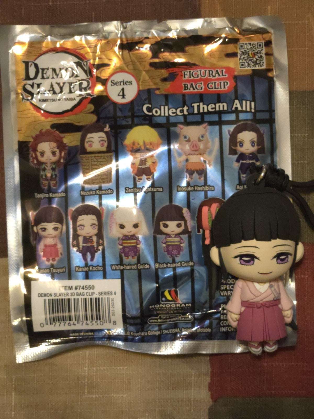 Demon Slayer Series 4 Figural Blind Bag Clip Kanao Tsuyuri Monogram