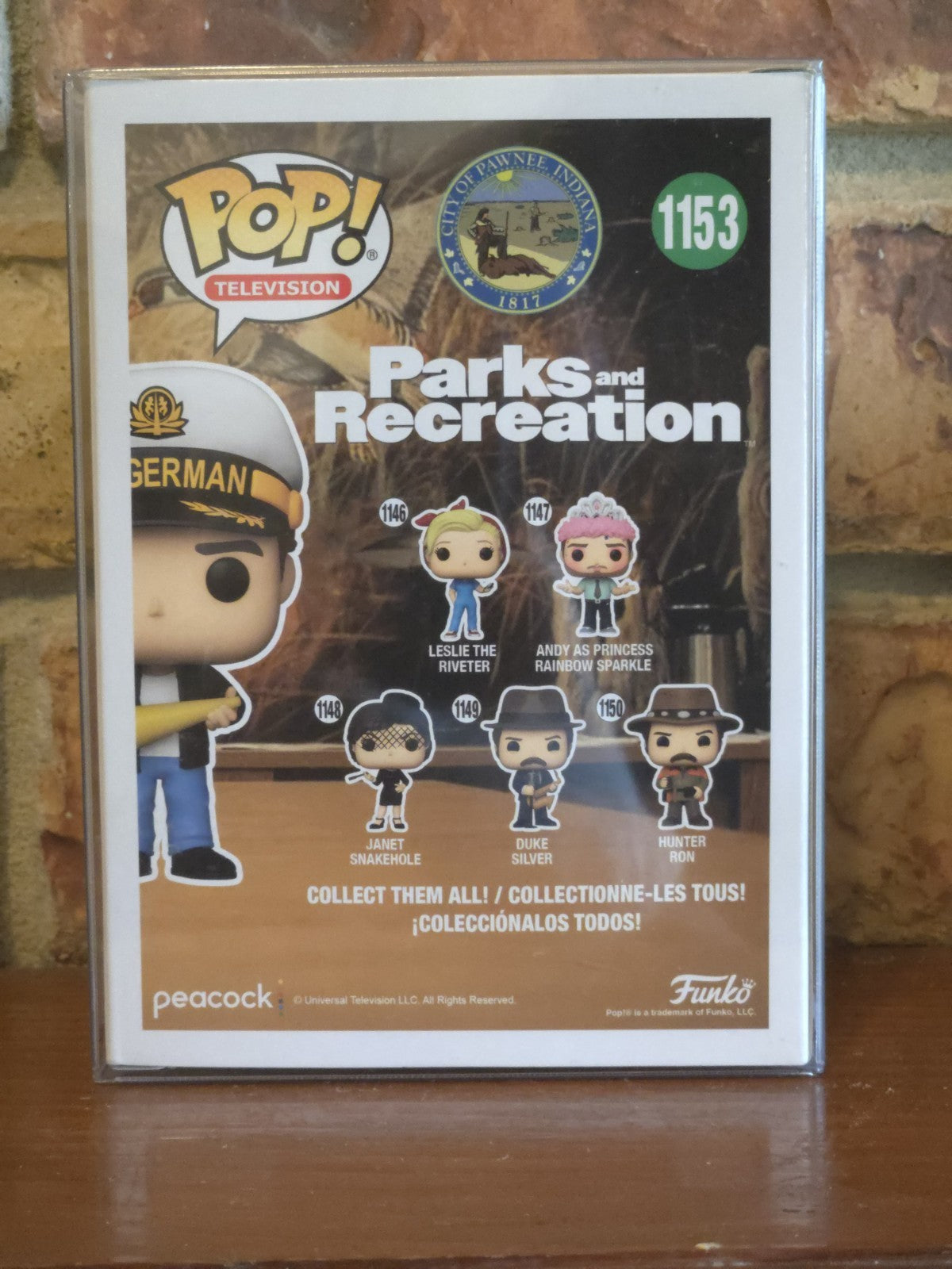 Funko Pop! Parks and Recreation Ben Wyatt #1153 CHASE Big Apple Exclusive