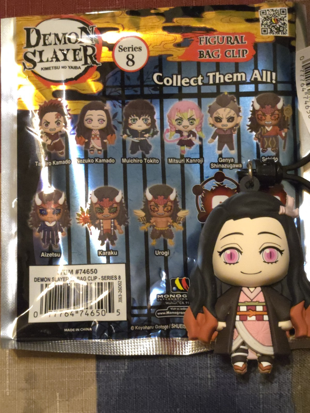 Demon Slayer Series 8 Figural Blind Bag Clip Nezuko Kamado