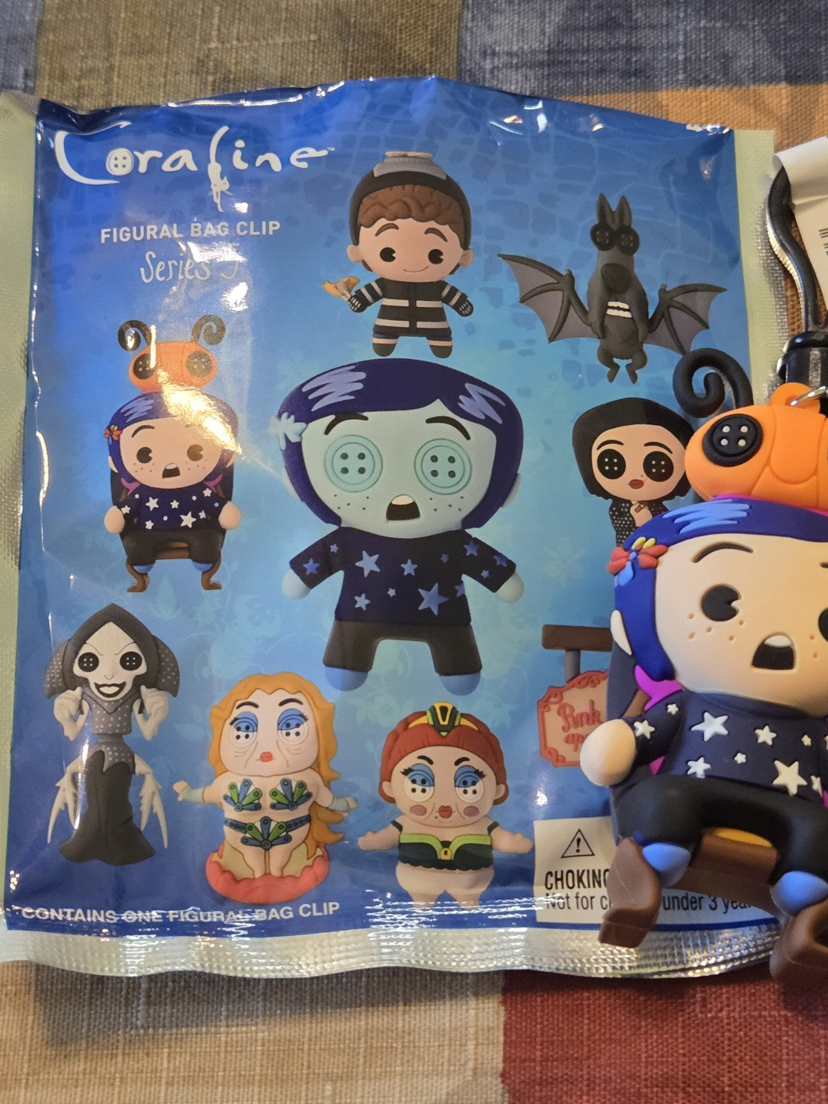 Coraline Series 5 Figural Blind Bag Clip Coraline On Beetle Chair