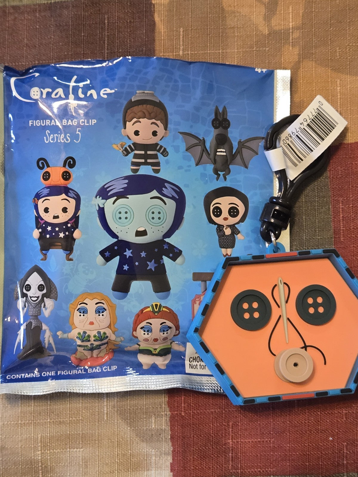 Coraline Series 5 Figural Blind Bag Clip Button Box Clip (Chase)