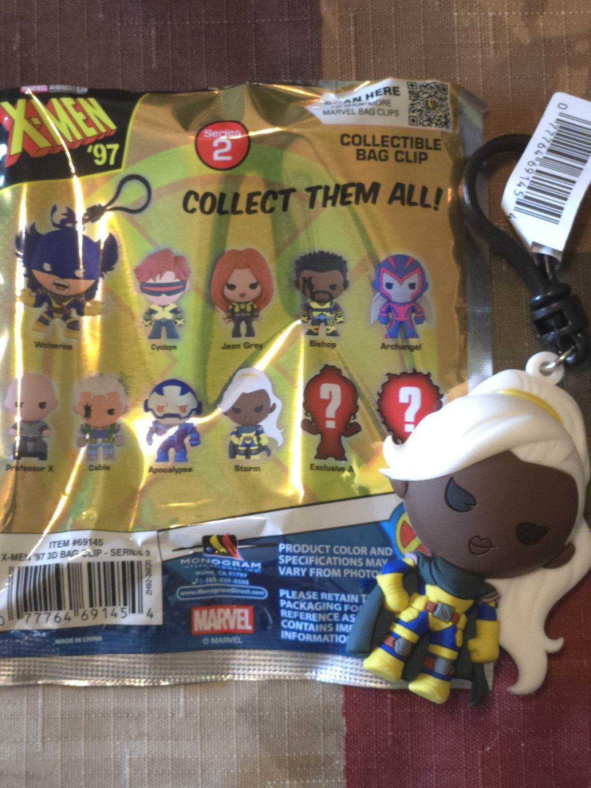 X-Men '97  3D Foam Blind Bag Clip Storm