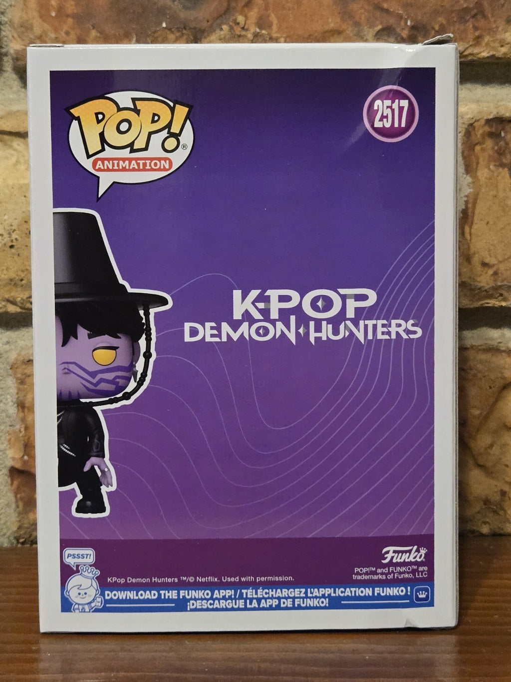 Mystery Funko Pop! K-pop Demon Hunters - Jinu #2517 Not Mint 