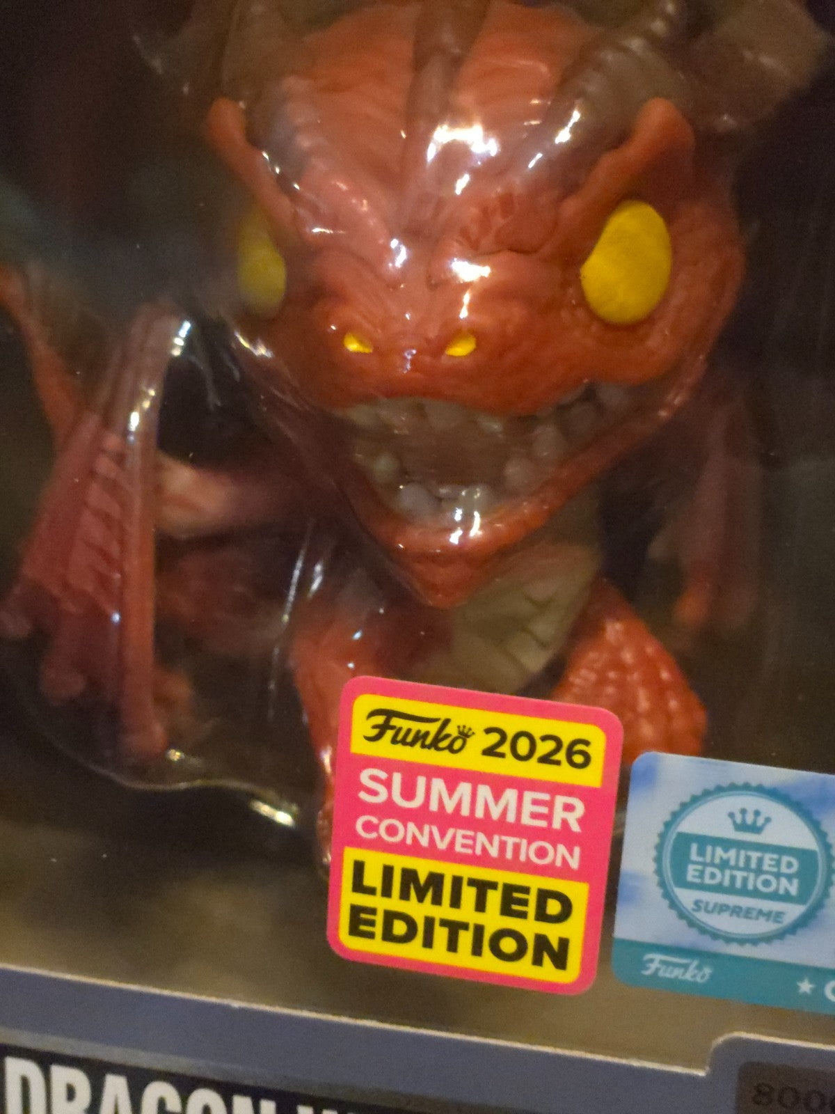 Funko Pop! D&D Red Dragon Wyrmling (LE 8000) (2026 SDCC Shared Sticker) #1256