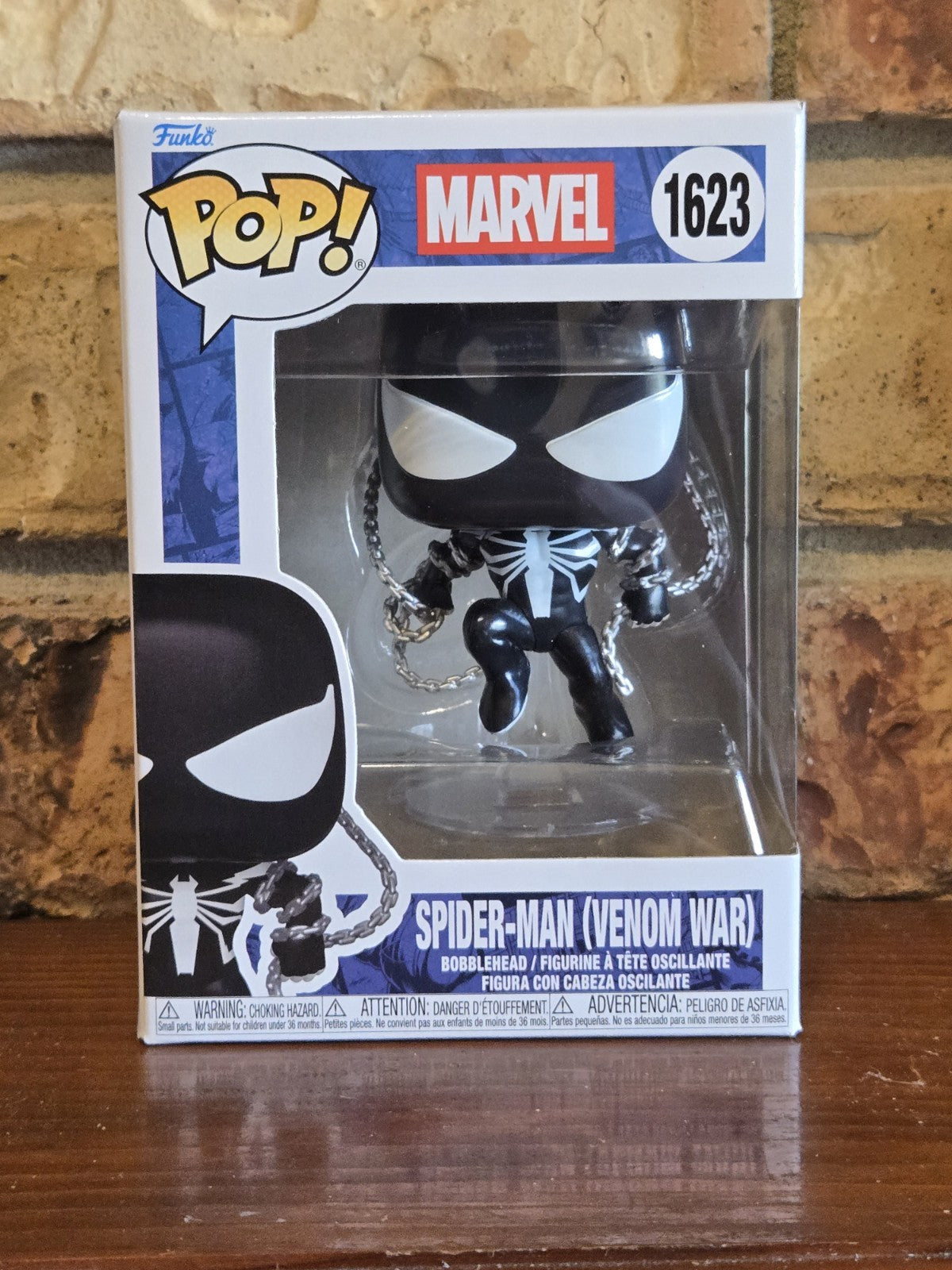 Funko Pop! Marvel Venom Comics Spider-Man (Venom War) #1623