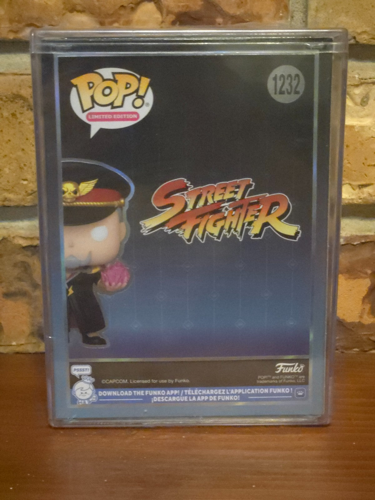 Funko Pop! Street Fighter M. Bison #1232 Glow-in-the-Dark SDCC 2026 CON STICKER