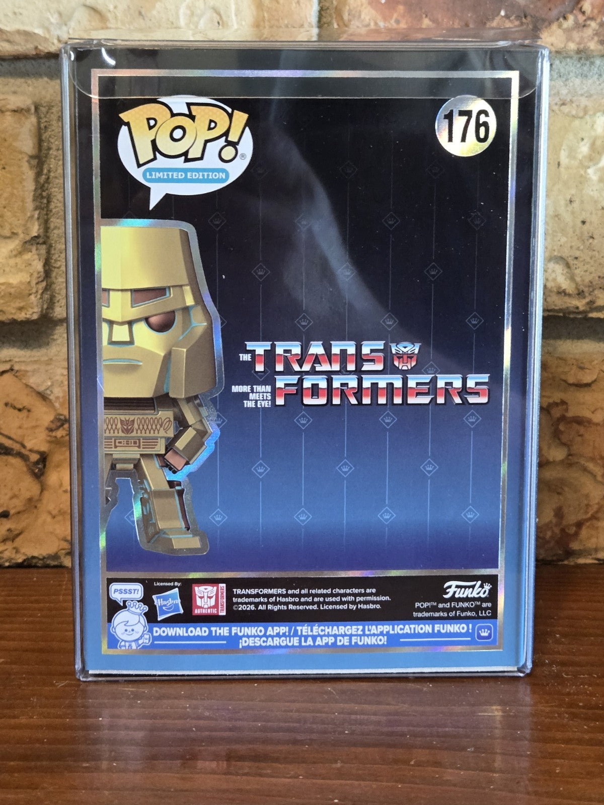 Funko Pop! Transformers: Megatron #176 Limited Edition 9500 w/ Protector