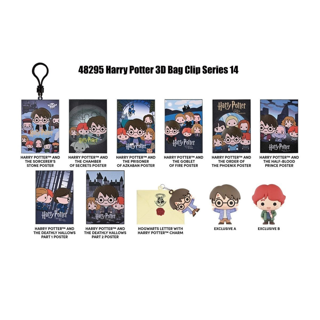 Harry Potter Series 14 3D Foam Blind  Bag Clip The Deathly Hallows Part 1 Poster