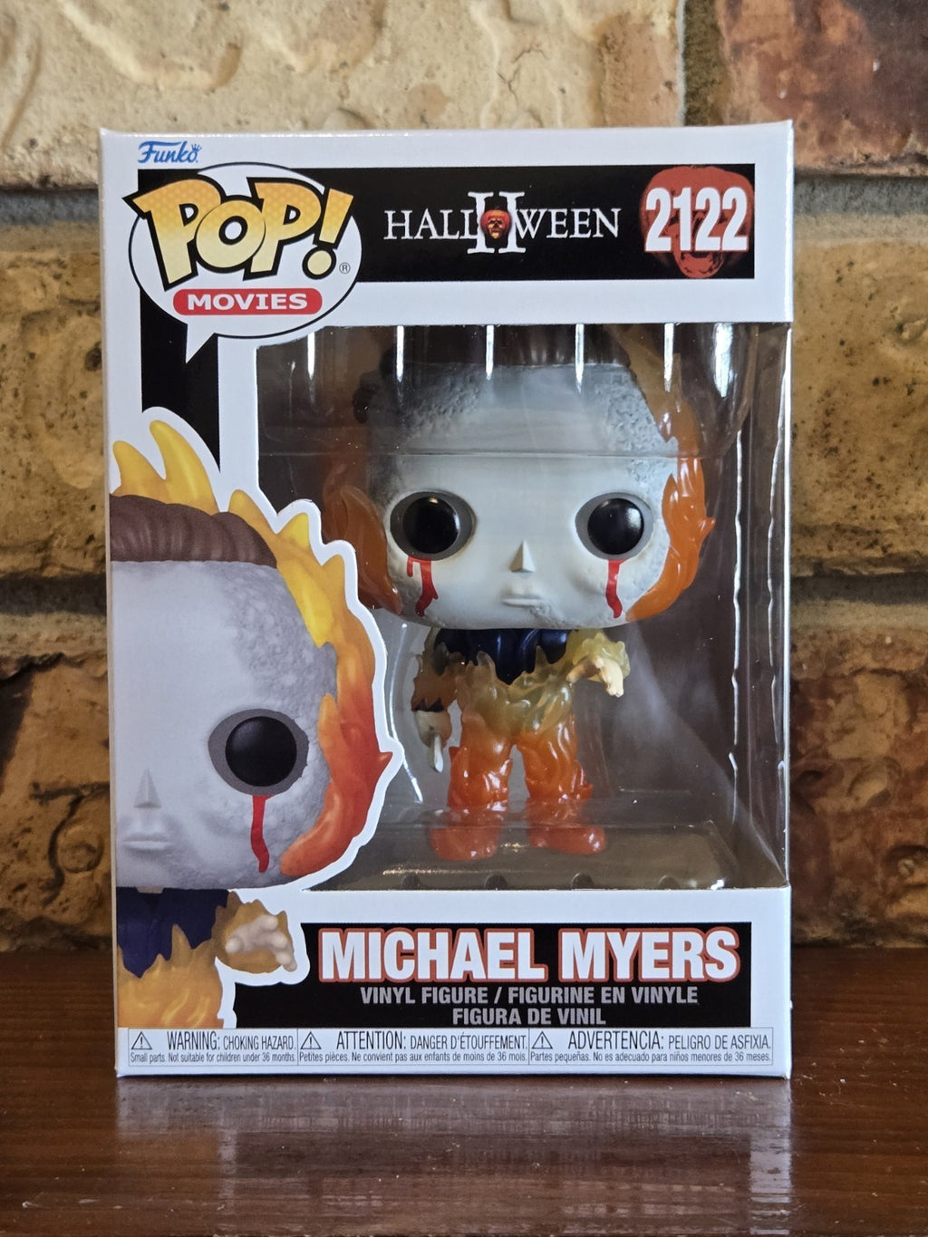 Funko Pop! Movie:  MICHAEL MYERS on Fire #2122 Halloween II