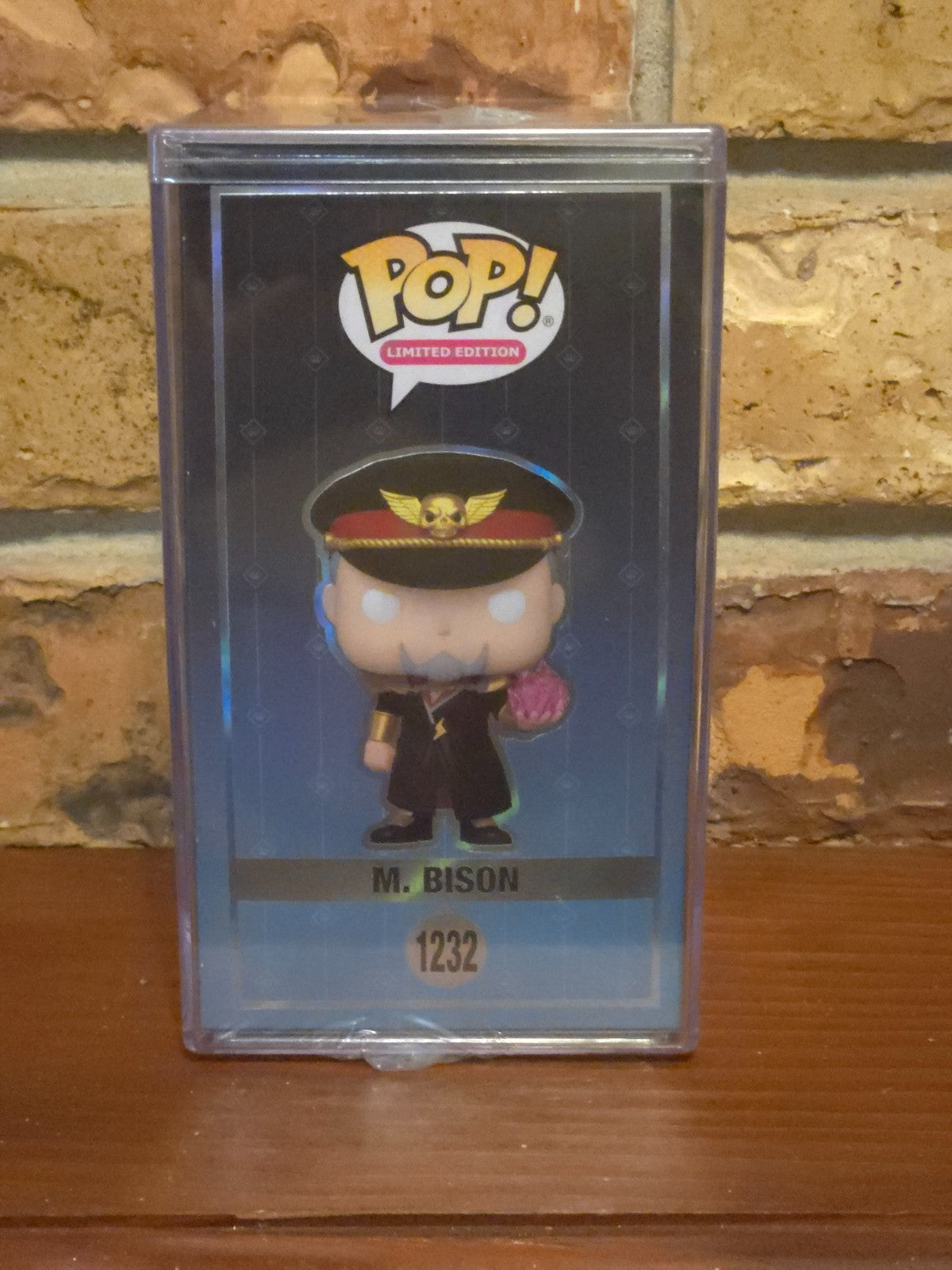 Funko Pop! Street Fighter M. Bison #1232 Glow-in-the-Dark SDCC 2026 CON STICKER