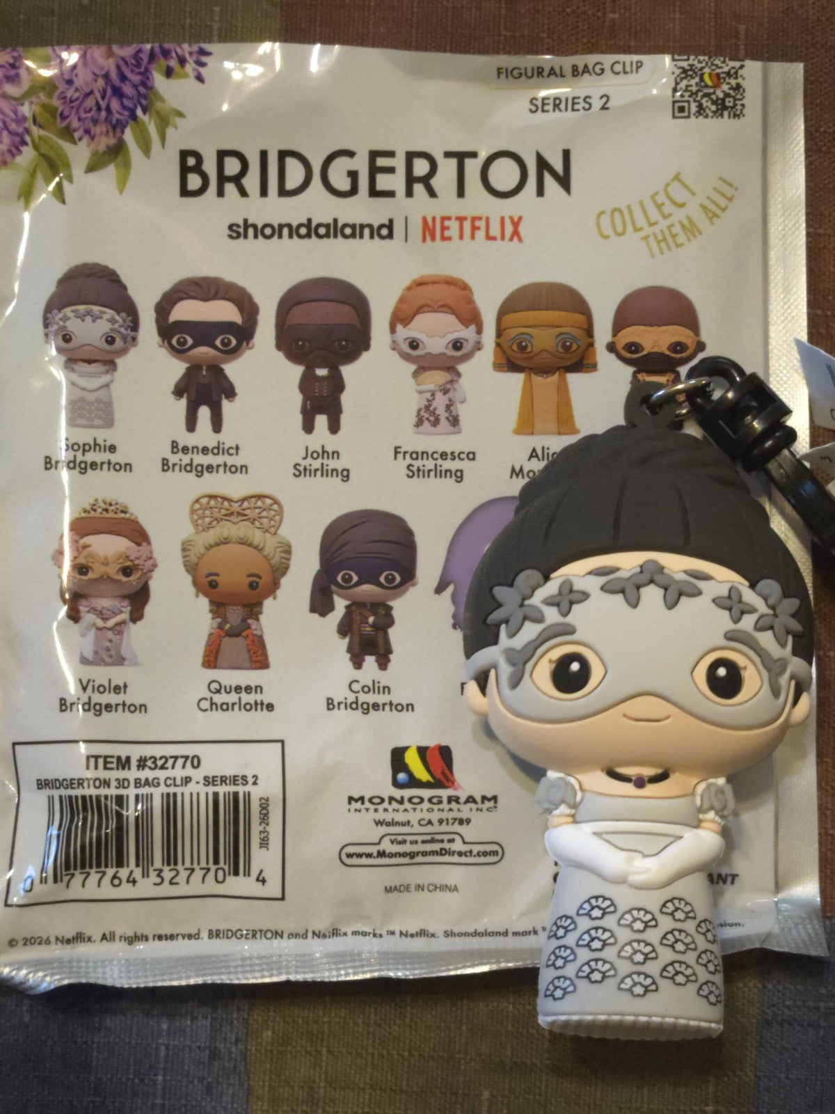 Bridgerton Series 2 Blind Bag Clip Sophie Bridgerton