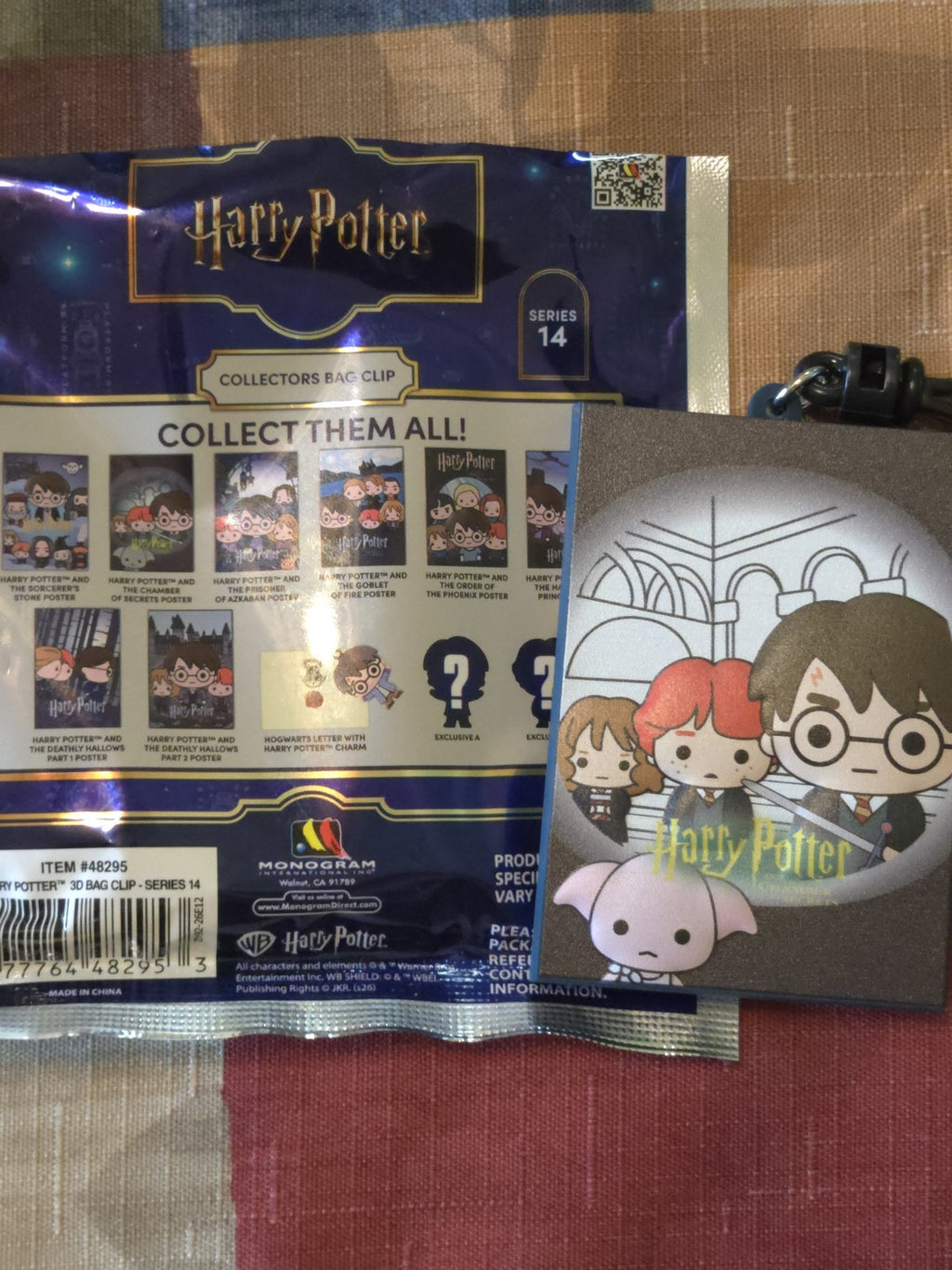 Harry Potter Series 14 3D Foam Blind  Bag Clip The Chamber Of Secrets Poster