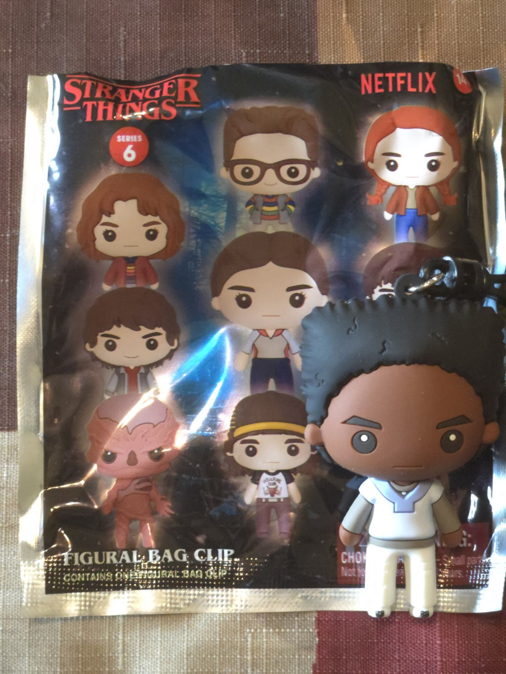 Stranger Things Series 6 Figural Blind Bag Clip Lucus Sinclair