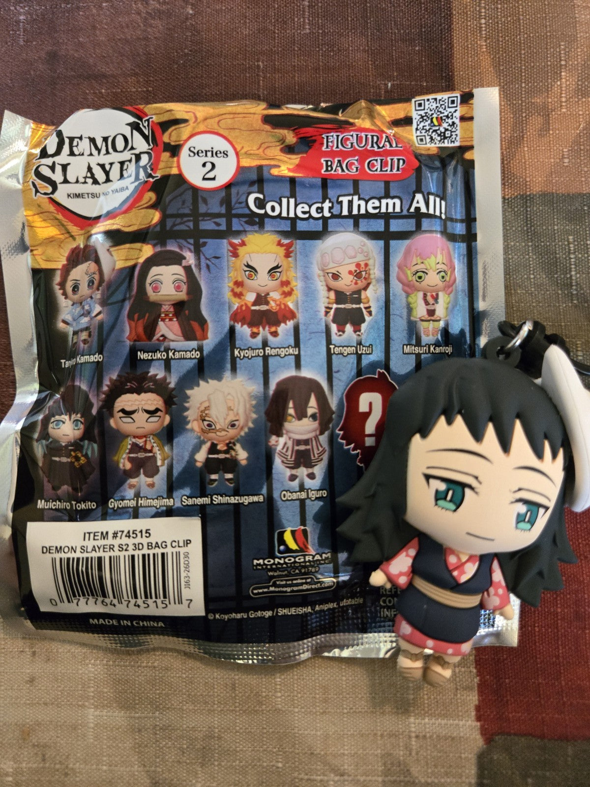 Demon Slayer  3D Foam Blind Bag Clip Series 2 Makomo Chase Exclusive