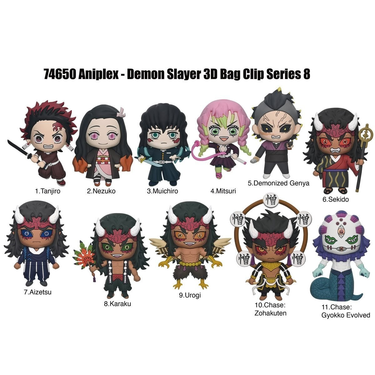 Demon Slayer Series 8 Figural Blind Bag Clip Sekido