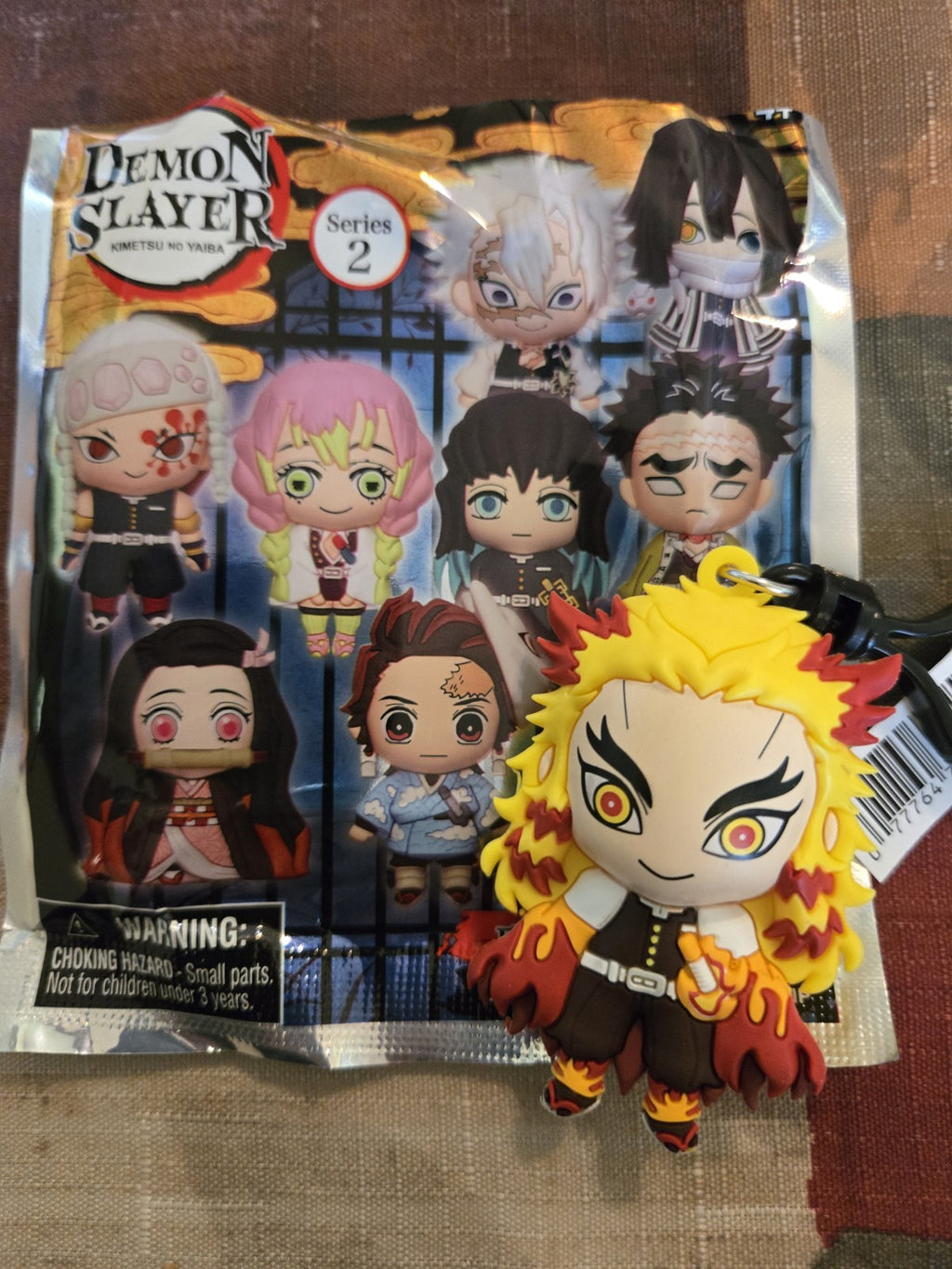 Demon Slayer  3D Foam Blind Bag Clip Series 2 Kyojuro Rengoku