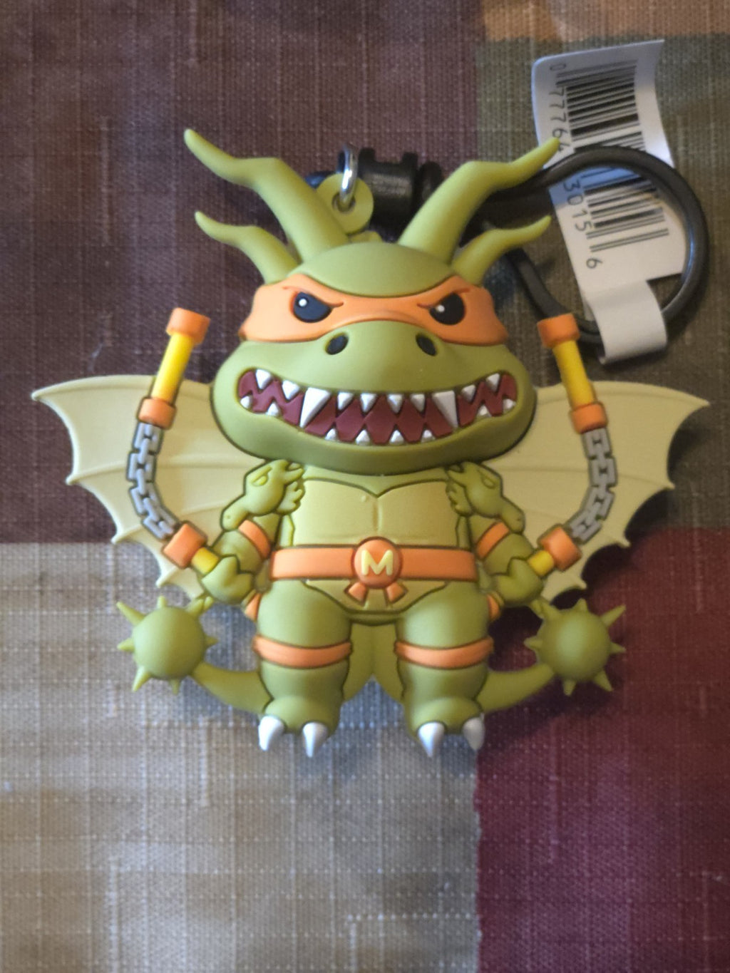 Godzilla x TMNT 3D Figural Blind Bag Clip Michelangelo X King Ghidorah