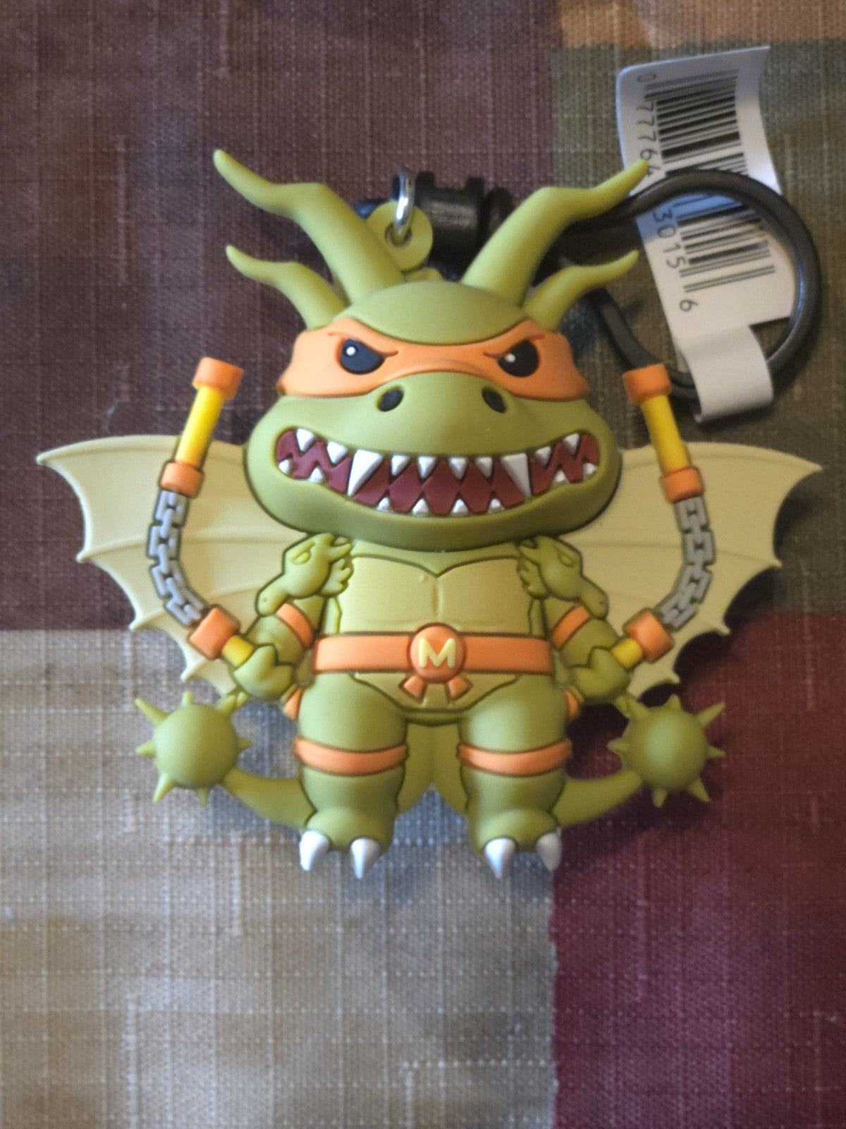 Godzilla x TMNT 3D Figural Blind Bag Clip Michelangelo X King Ghidorah