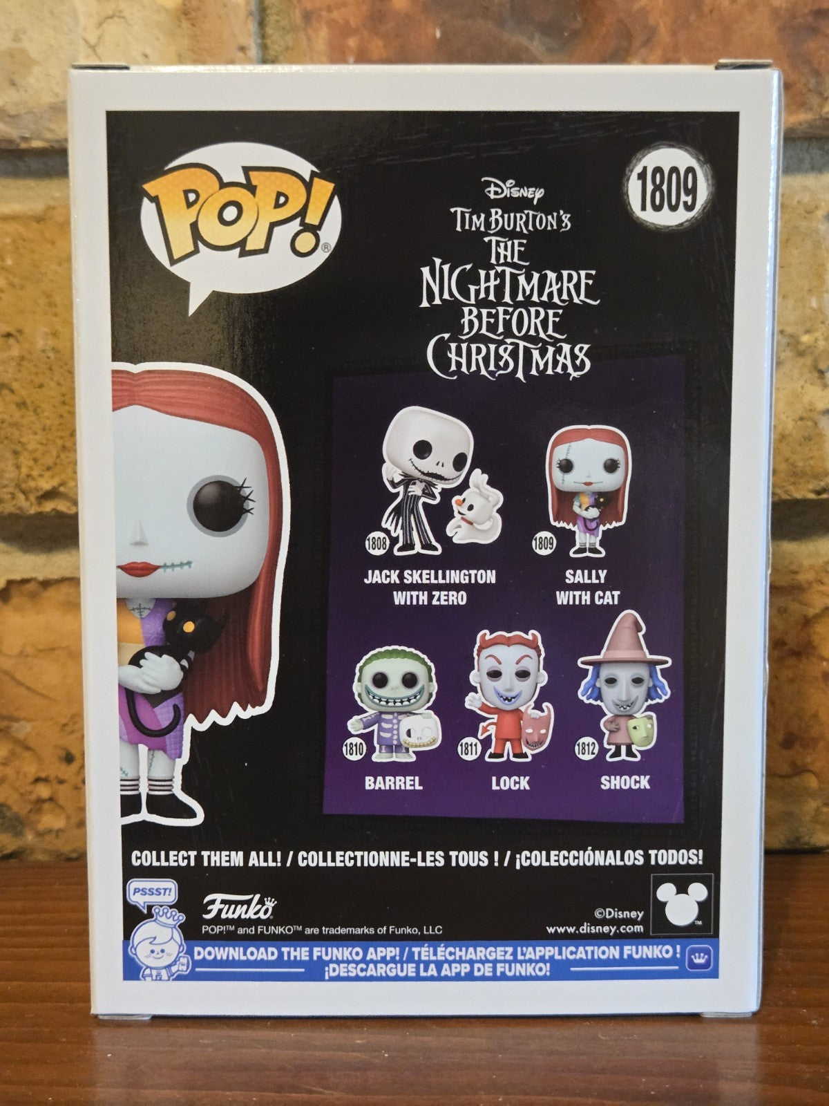 Funko Pop! The Nightmare Before Christmas Sally with Cat  #1809
