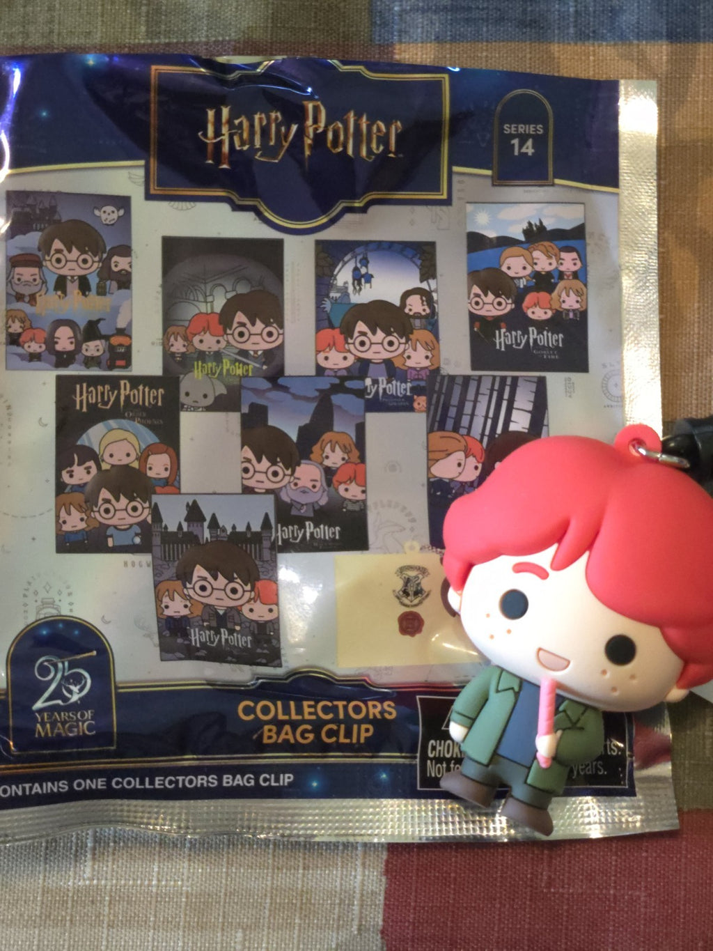 Harry Potter Series 14 3D Foam Blind  Bag Clip Ron Weasley Exclusive B (CHASE)