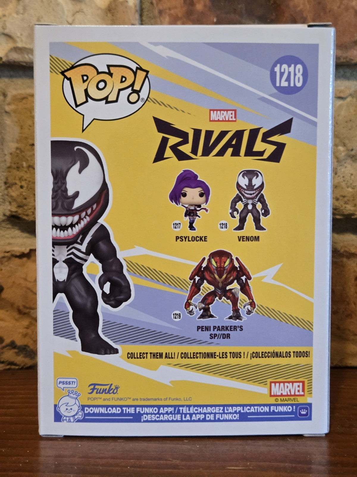 Funko POP! Games Marvel Rivals Venom #1218