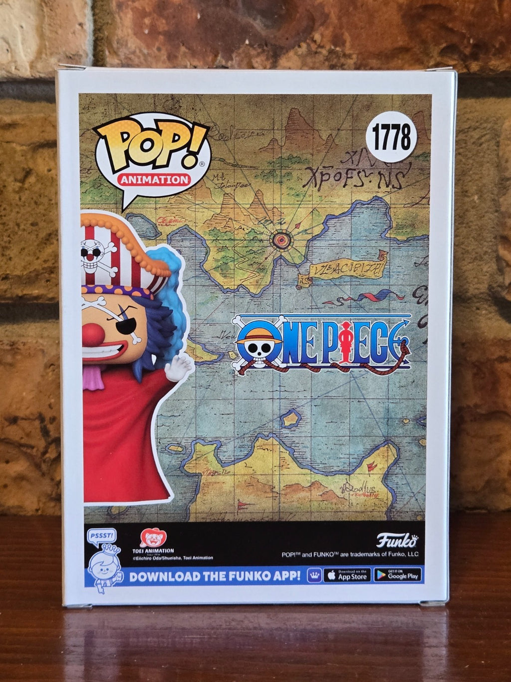 Funko Pop! Buggy The Genius Jester One Piece 1778 CC Exclusive (box damage)