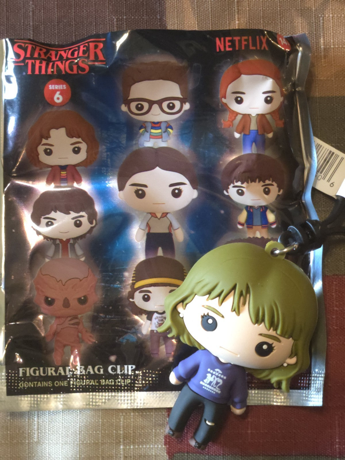 Stranger Things Series 6 Figural Blind Bag Clip Robin (CHASE)