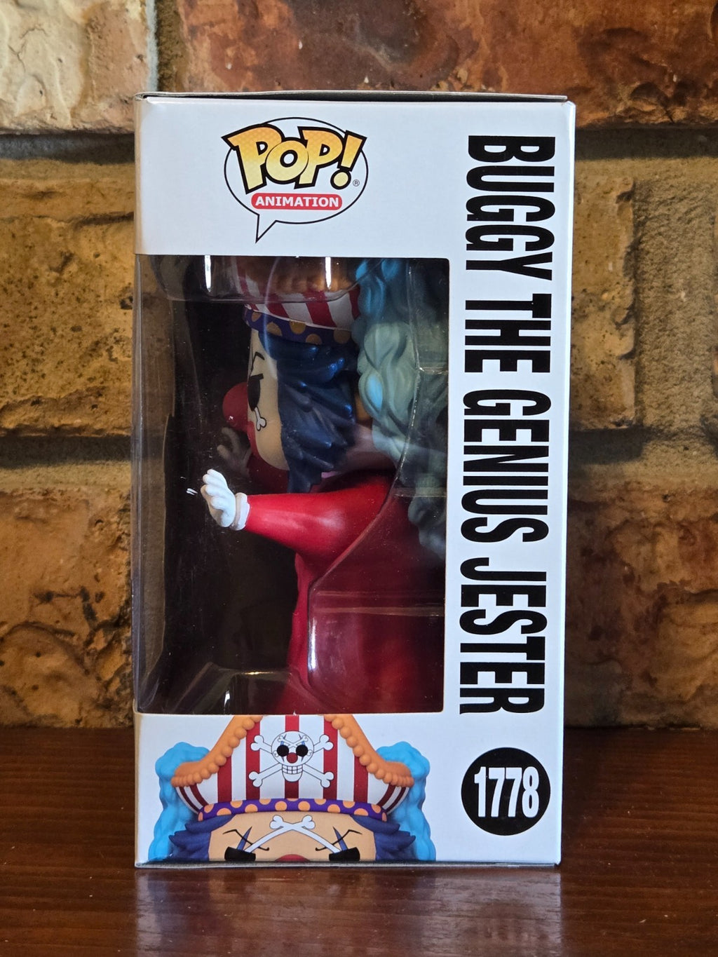Funko Pop! Buggy The Genius Jester One Piece 1778 CC Exclusive (box damage)