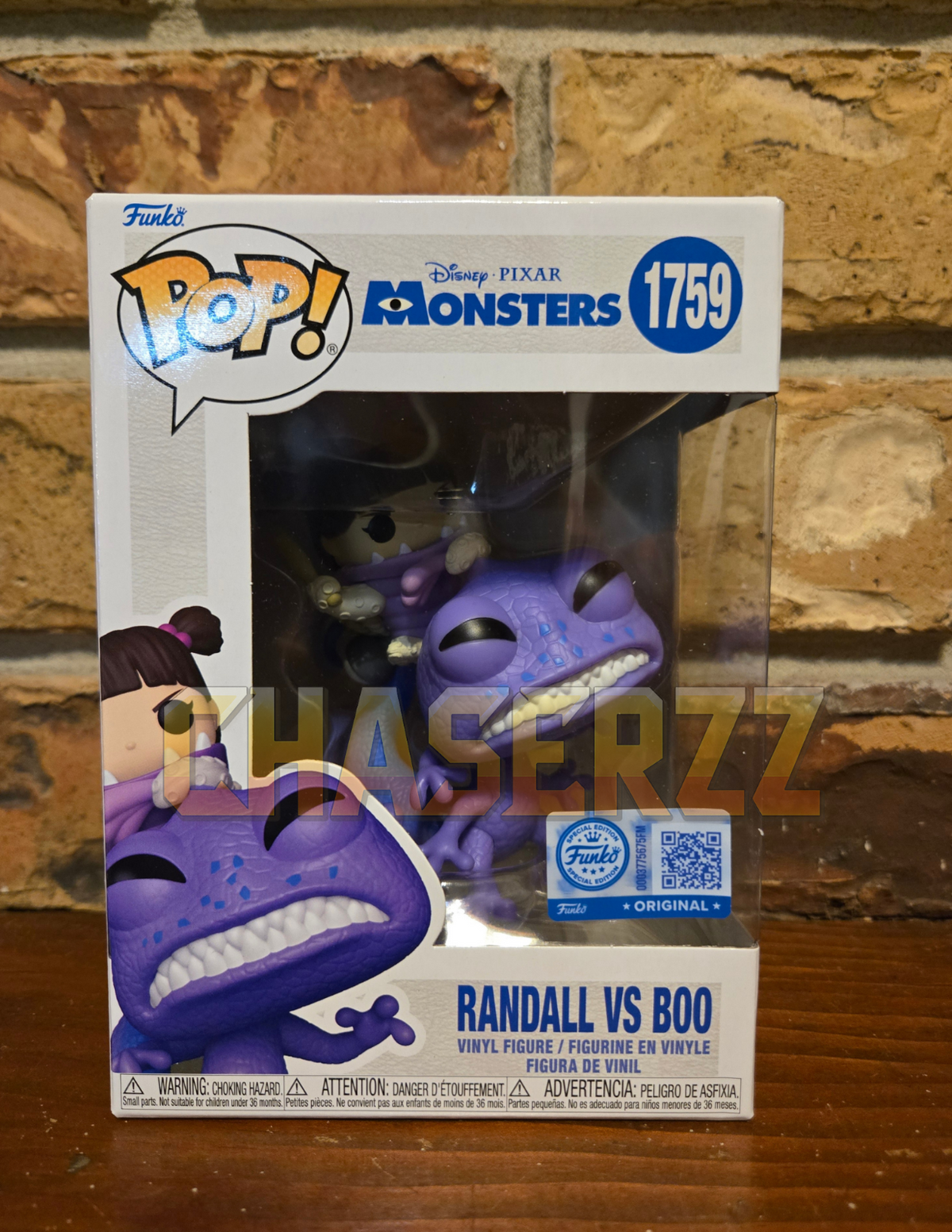 Funko Pop Randall vs Boo Monsters Inc #1759