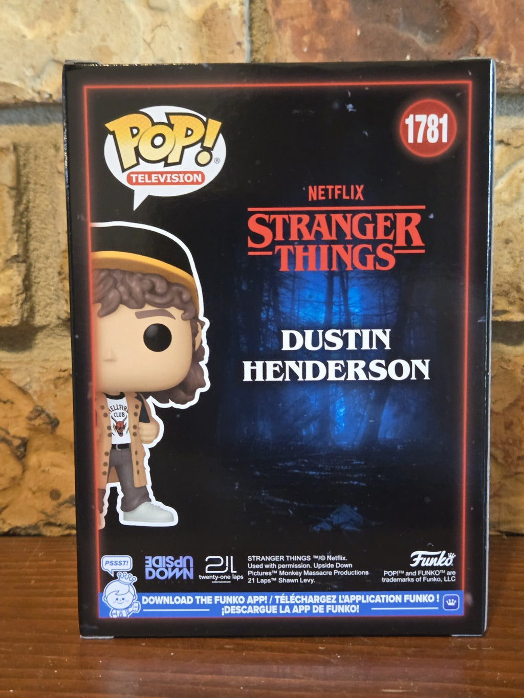 Funko Pop! Stranger Things Dustin Henderson #1781 Season 5 