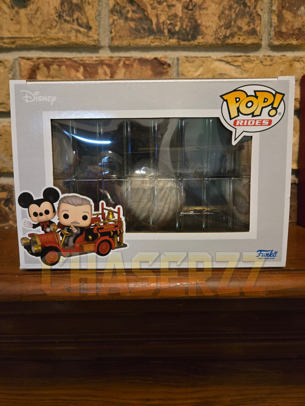 Disneyland 70th Funko Pop Mickey Mouse & Walt on Fire Engine Exclusive #312