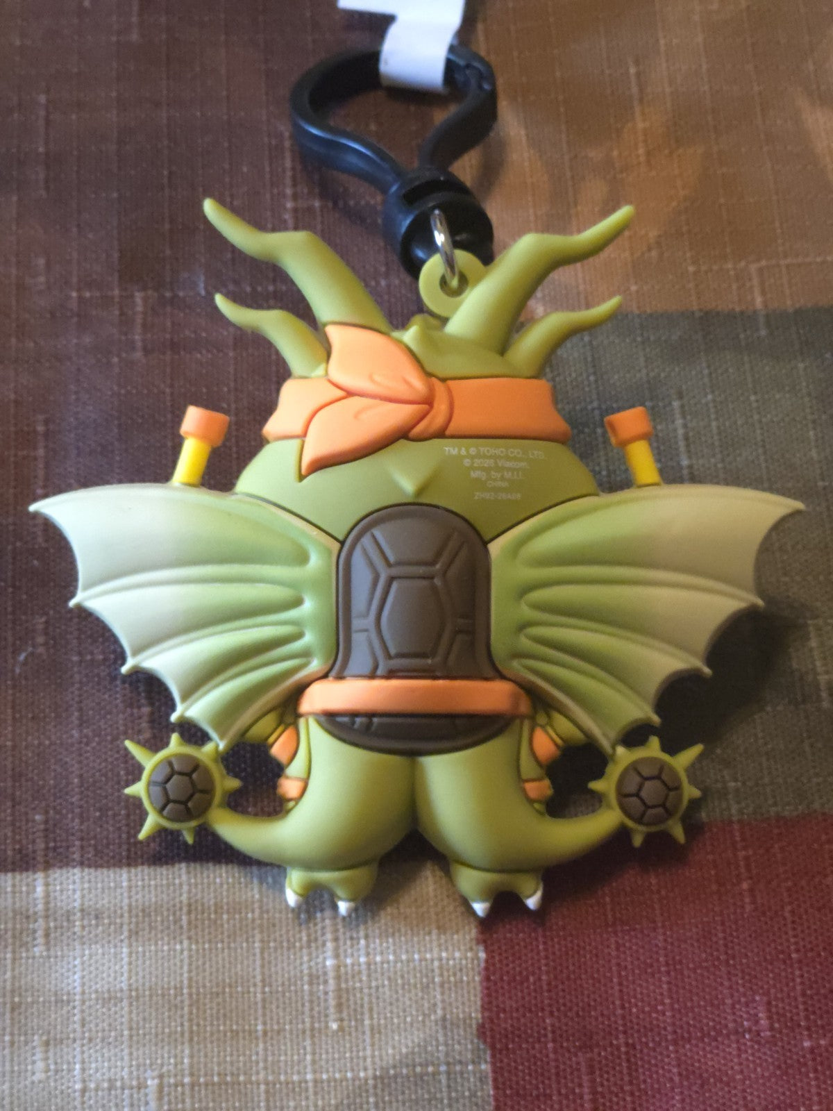 Godzilla x TMNT 3D Figural Blind Bag Clip Michelangelo X King Ghidorah