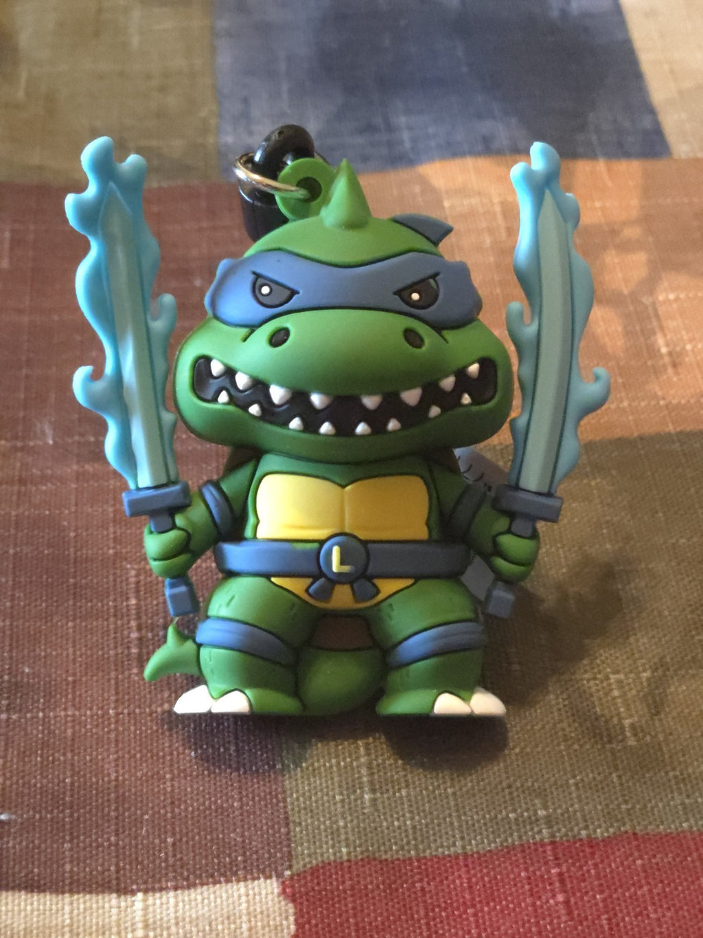 Godzilla x TMNT 3D Figural Blind Bag Clip Leonardo X Godzilla