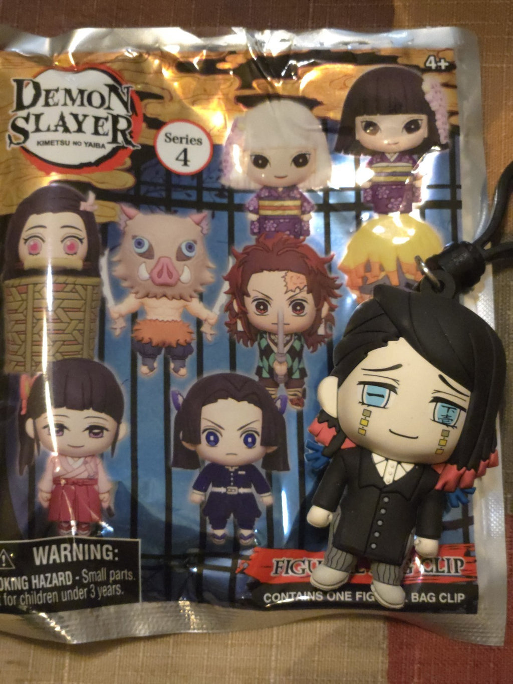 Demon Slayer Series 4 Figural Blind Bag Clip Enmu Exclusive B (CHASE) Monogram