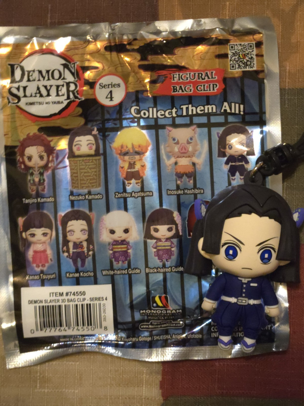 Demon Slayer Series 4 Figural Blind Bag Clip Aoi Kanzaki Monogram