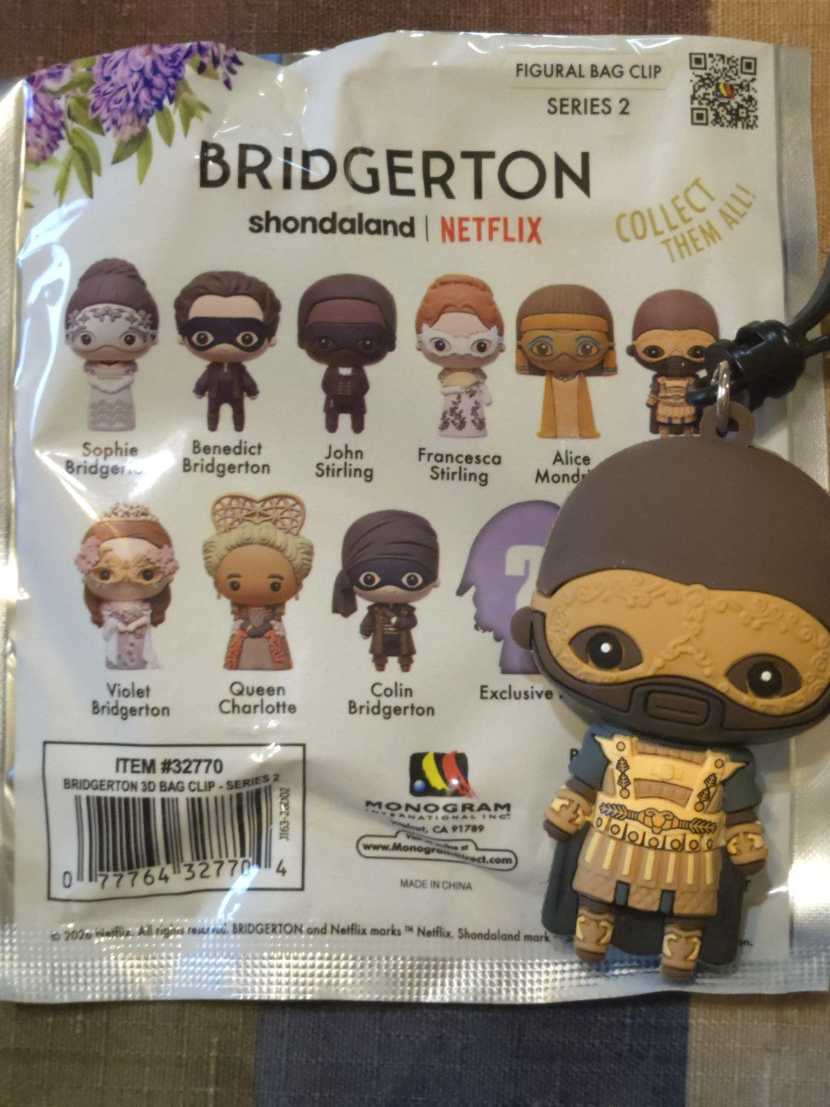 Bridgerton Series 2 Blind Bag Clip Will Mondrich