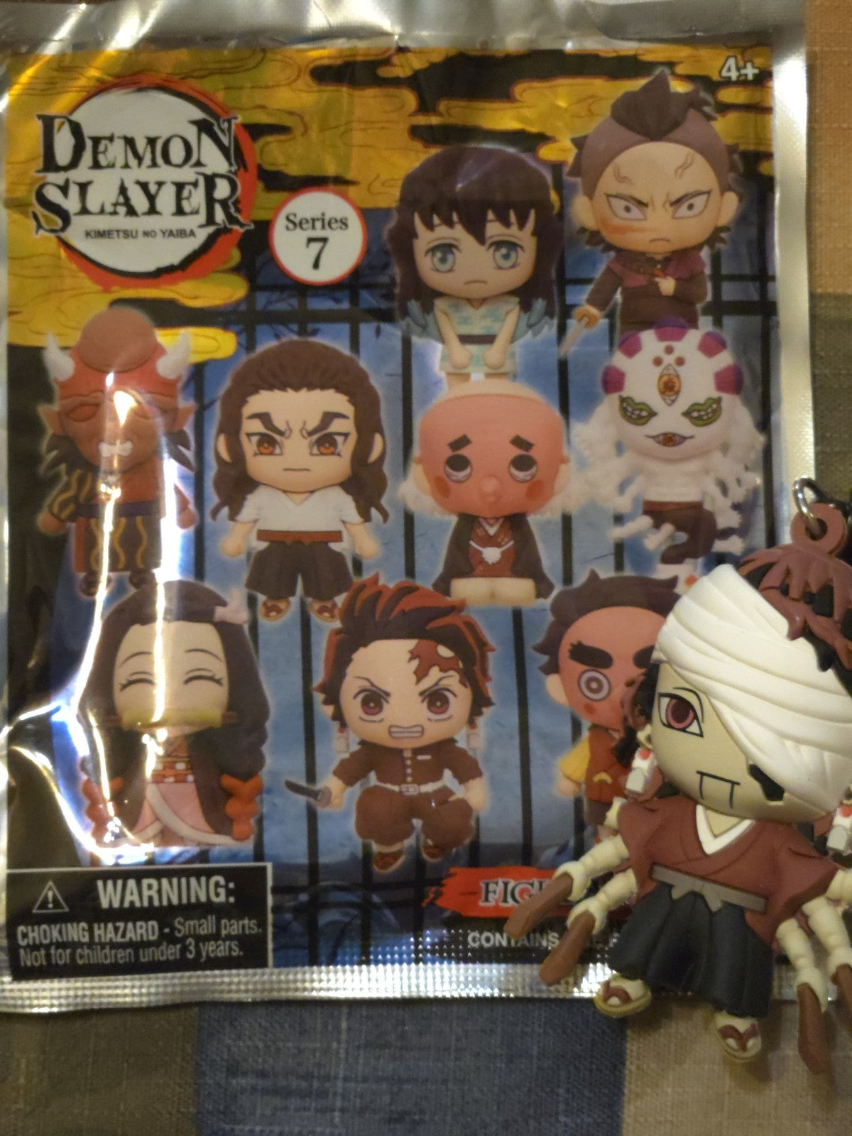 Demon Slayer Series 7 Figural Blind Bag Clip Yoriichi Type 0 (CHASE)