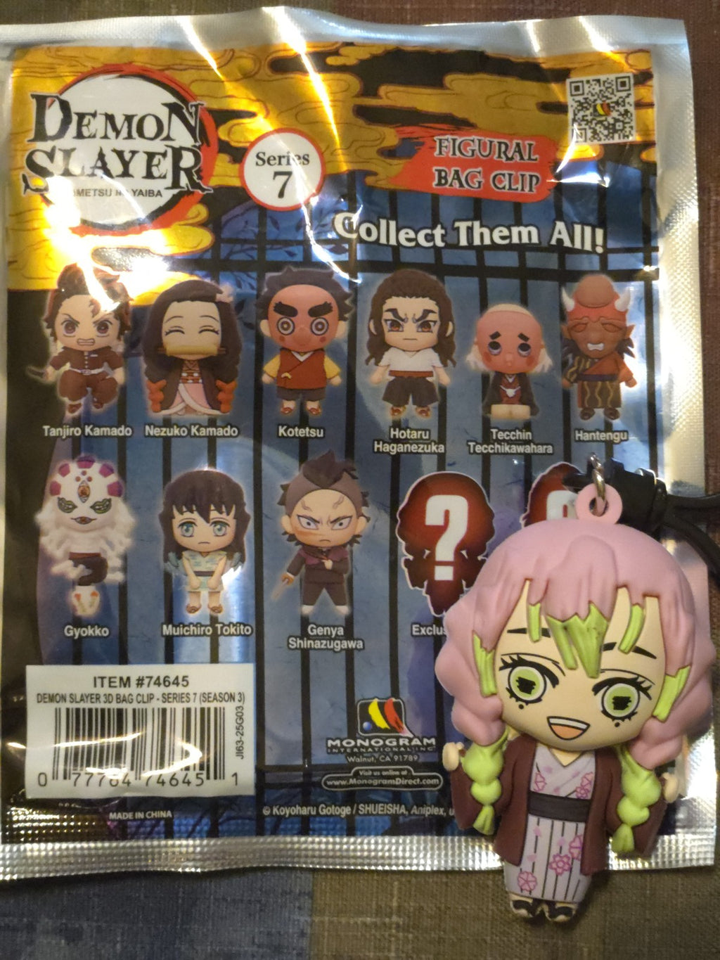 Demon Slayer Series 7 Figural Blind Bag Clip Mitsuri In Yukata (CHASE)
