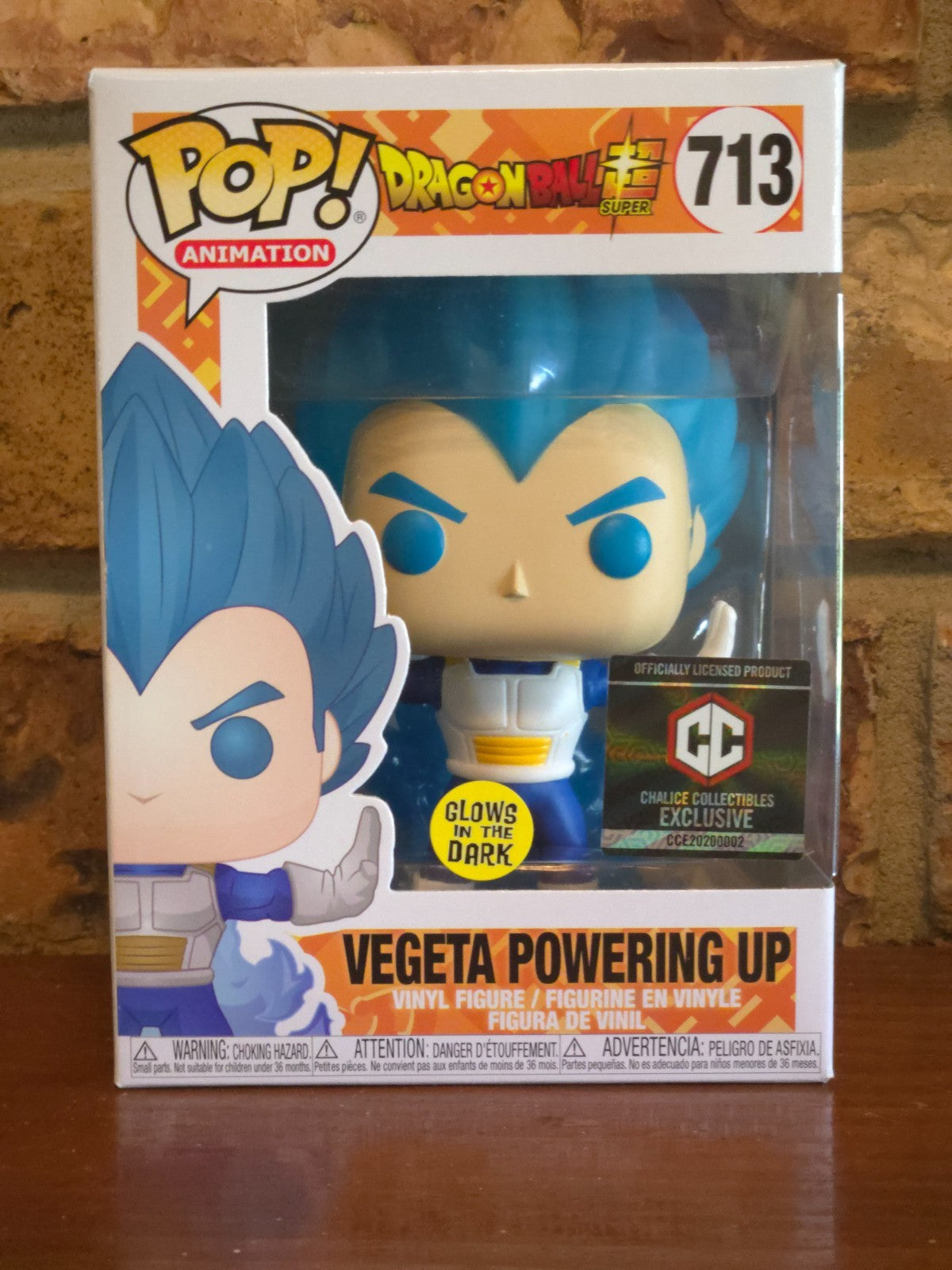 Funko Pop! Dragon Ball Vegeta Powering up - Chalice Exclusive