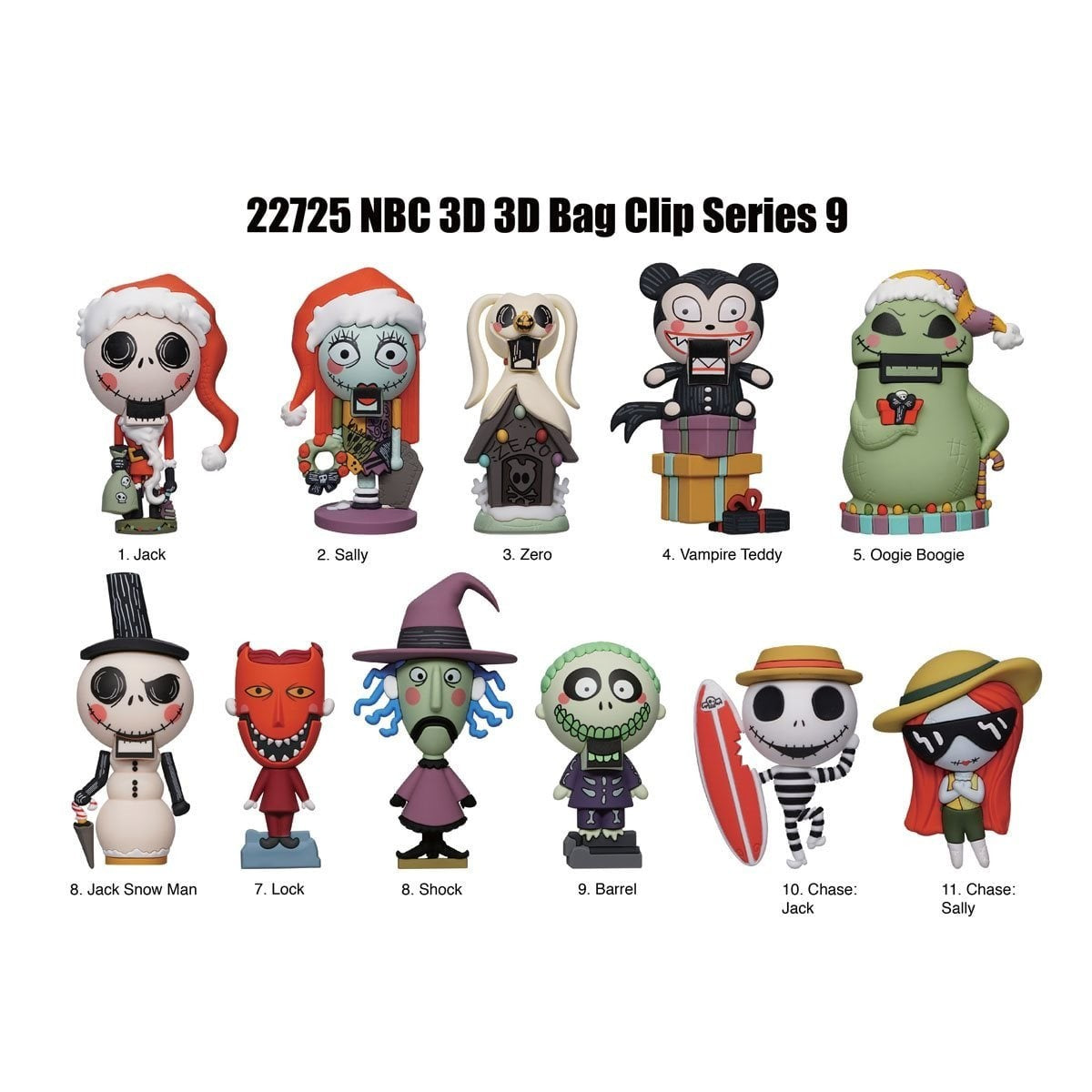Nightmare Before Christmas Figural Blind Bag Clip Series 9 - Sally (CHASE)