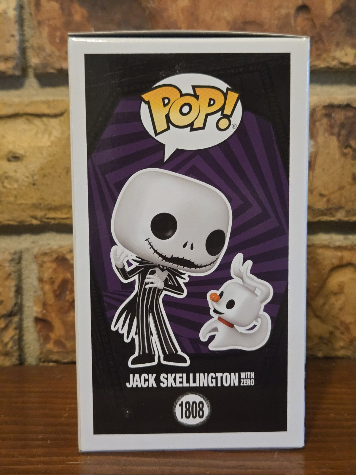 Funko POP! The Nightmare Before Christmas Jack Skellington w/Zero #1808 