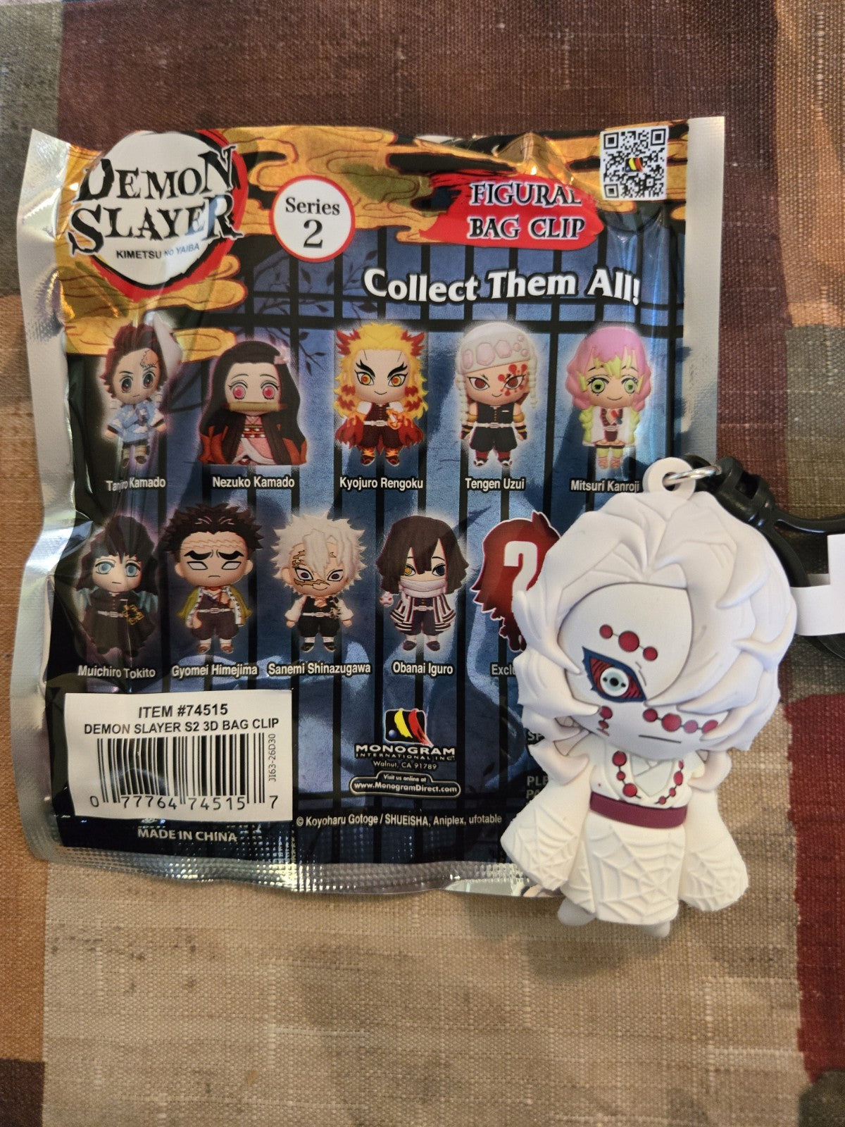 Demon Slayer  3D Foam Blind Bag Clip Series 2 Rui (Spider Demon) Chase Exclusive