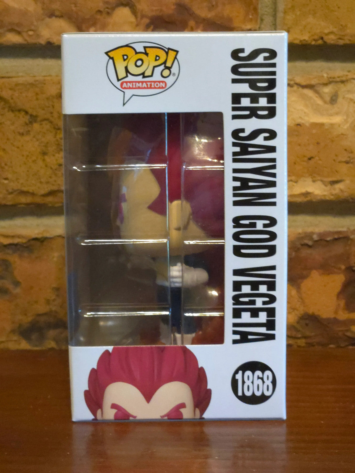 Funko Pop! Dragon Ball Super Saiyan God Vegeta #1868 Chalice Exclusive