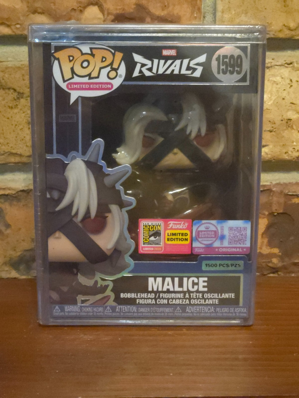 Funko Pop! Marvel Rivals: Malice #1599 SDCC 2026 Exclusive LE 1500 Con Sticker