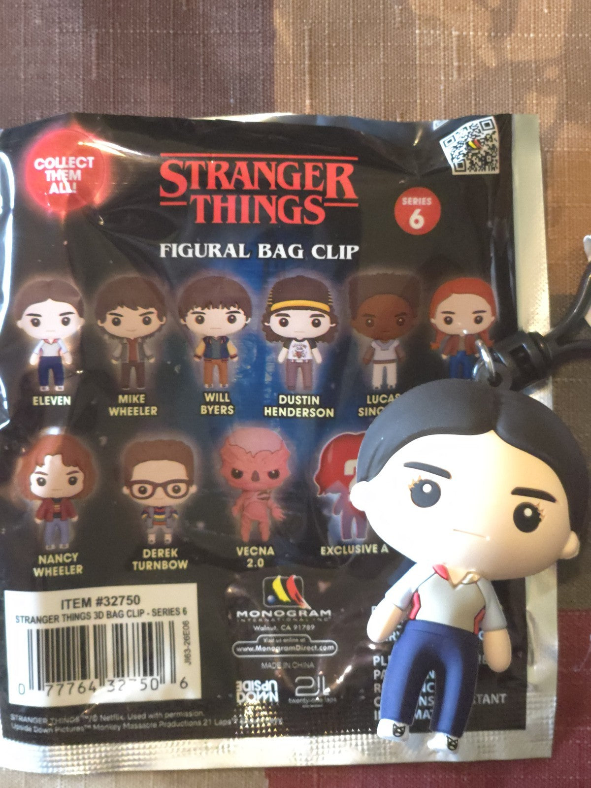 Stranger Things Series 6 Figural Blind Bag Clip Eleven